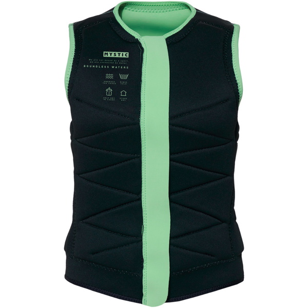 Mystic Womens Juice Front Zip Wake Impact Vest 35005.240221 - Lime Green
